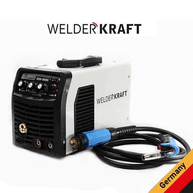 შედუღების და კემპის აპარატი (სვარკა და კემპი) WELDER KRAFT WDK-180MIG, Germany