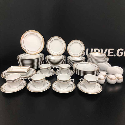 გერმანული ჭურჭლის ნაკრები 12 პერსონაზე Maghsoud Vicktor 76PCS