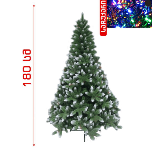 ნაძვის ხე 180 სმ (თოვლის ეფექტით) Spoly