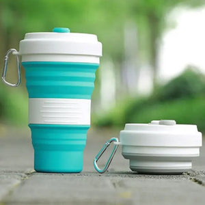 სილიკონის კეცვადი ჭიქა Foldable Pocket Cup