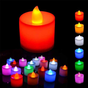 ელექტრო სანთლების 24 ცალიანი კომპლექტი Colorful Small Night Lights