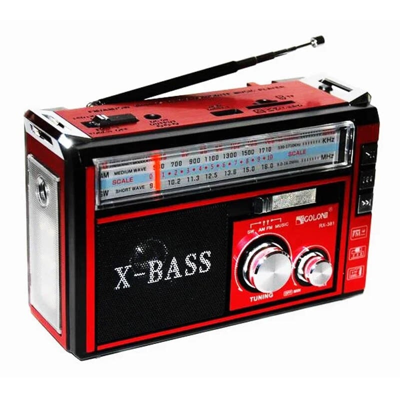 მრავალფუნქციური რადიო ფანრით X-Bass RX-381