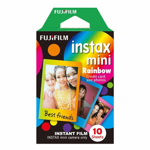 ფოტოაპარატის ფირების 10 ცალიანი კომპლექტი Fujifilm Instax Mini Rainbow Film 10x1 (881)
