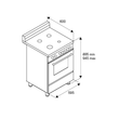 ქურა Bertazzoni AM64C 61 BX