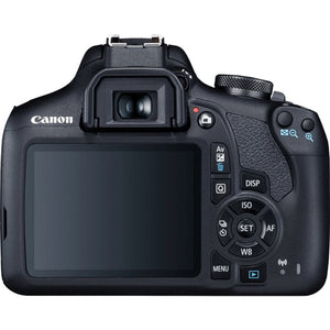 ფოტოაპარატი Canon EOS 2000D Black + ობიექტივი EF-S 18-55 IS II