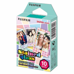 ფოტოაპარატის ფირების 10 ცალიანი კომპლექტი Fujifilm Instax Mini Stained Glass Film 10x1 (971)