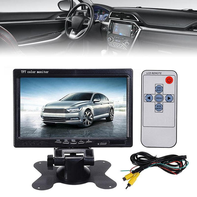 ავტომობილის Bluetooth მონიტორი 7ინჩი (17სმ) Rearview LCD MP5+BT