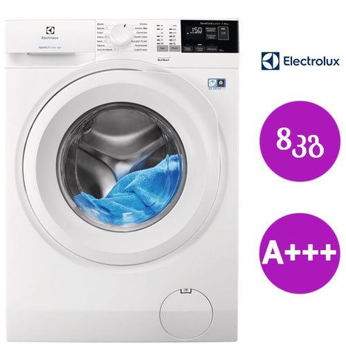 სარეცხი მანქანა 8კგ Electrolux EW6F4R28WU  კლასი A+++