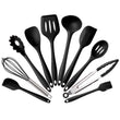 სილიკონი ჩამჩების ნაკრები MaxBosch 10PCS Black