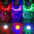 LED მანათობელი ჩაშენებული Bluetooth დინამიკით Crystal Magic Ball Light UCO