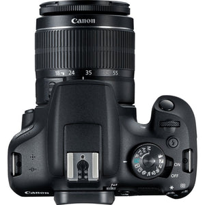ფოტოაპარატი Canon EOS 2000D Black + ობიექტივი EF-S 18-55 IS II
