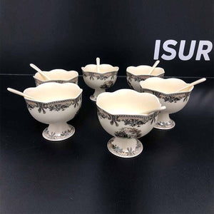 სანაყინე ჭურჭლის გერმანული ნაკრები 12PCS Weimar Porcelain NA5-60