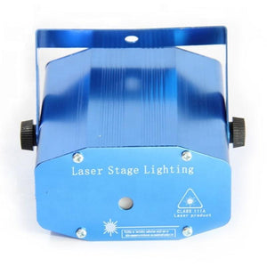 ლაზერული სანათი ფერადი ნათებით Mini Laser Stage Lighting PM-09