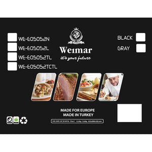 ელექტრო ღუმელი Weimar WE‑EO5052TCTL (black)