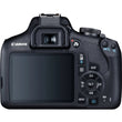 ფოტოაპარატი Canon EOS 2000D Black + ობიექტივი EF-S 18-55 IS II + ობიექტივი EF 75-300 III