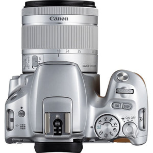 ფოტოაპარატი Canon EOS 200D Silver + ობიექტივი EF-S 18-55 IS STM