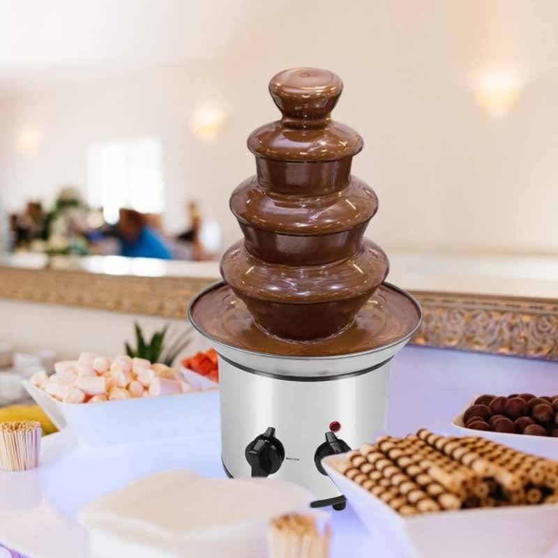 4 დონიანი შოკოლადის ფანტანი Chocolate Fountain SS-80 UCO