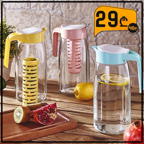 მინის გრაფინი ხილის ინფუზერით Bager M321