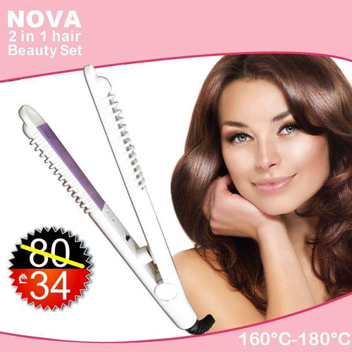 თმის დასასწორებელი 2in1 Nova JC-5298