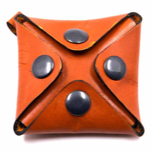 ხელნაკეთი ნატურალური ტყავის სახურდე (ქისა) Hogy HG-880 Handmade Leather Purse