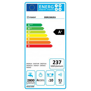 ჭურჭლის სარეცხი მანქანა INDESIT DSR15B1SEU კლასი A+