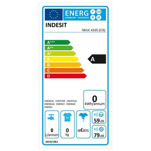 სარეცხი მანქანა 4კგ Indesit IWUC 4105 (CIS) კლასი A