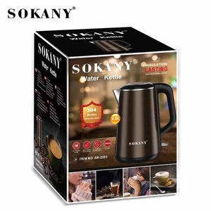 უჟანგავი ფოლადის ელექტრო ჩაიდანი Sokany SK-2203