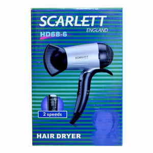 კეცვადი სამგზავრო თმის ფენი Scarlett HD68-6