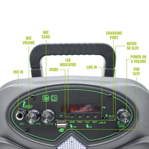 Bluetooth დინამიკი პულტით და მიკროფონით BT-2090 UCO