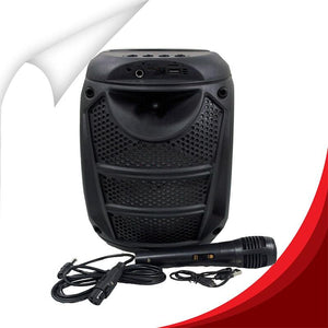 დინამიკი მიკროფონით BT ZQS-6115 Bluetooth, AUX, FM, USB