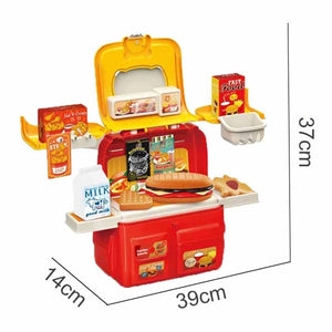 საბავშვო სამზარეულოს კომპლექტი Family Hamburger 37PCS