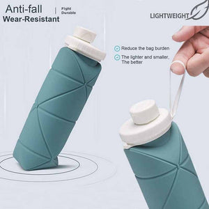 სილიკონის კეცვადი ბოთლი Mini Folding Bottle 600ML