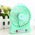 მაგიდაზე დასადგამი მინი ვენტილატორი Portable Mini Fan With LED Light