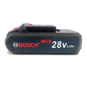პერფორატორი-სახრახნისი 2 ელემენტით და 10 აქსესუარით Bosch 28V