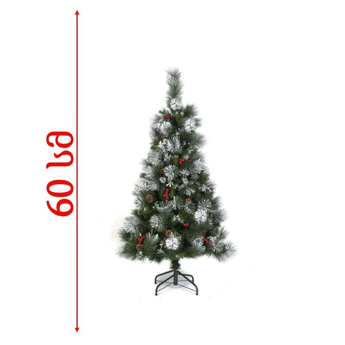 ნაძვის ხე 60 სმ - ბუნებრივი თოვლის ეფექტით Spoly