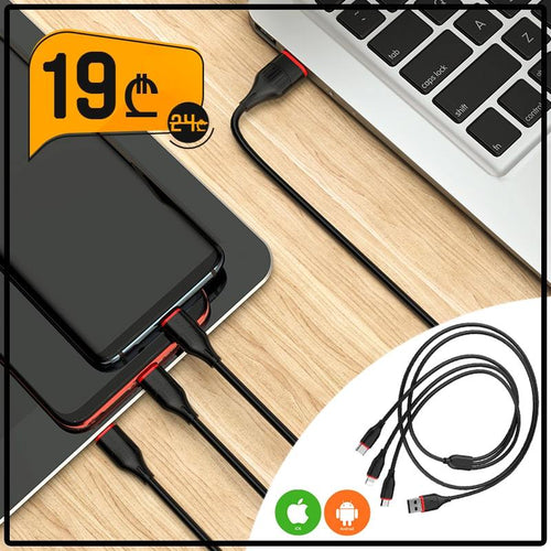 iPhone, ძველი და ახალი ანდროიდის USB 3-1 ში Borofone X17