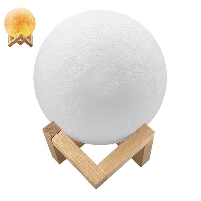 3D სანათი დისტანციური მართვით 3D Moon Lamp UCO