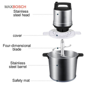 10 ლიტრიანი ჩოფერი 5800W MaxBosch MB-010