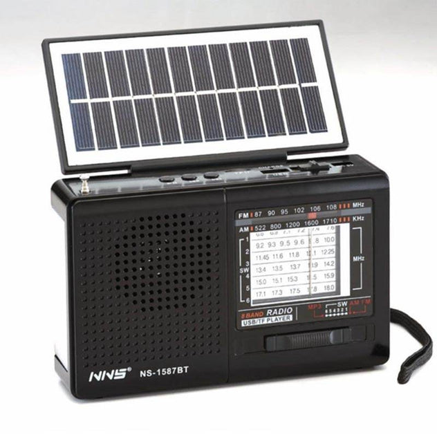 მზის ენერგიაზე მომუშავე რადიო Solar Charge NS-1587BT