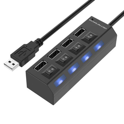 კომპიუტერის USB დამაგრძელებელი 4 პორტით USB 2.0 Hub UCO