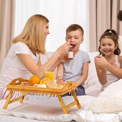 საწოლის კეცვადი მაგიდა Bamboo Bed Tray