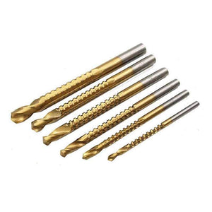 ხრახნიანი ბურღების 6 ცალიანი ნაკრები Flat Routing Drill Set UCO