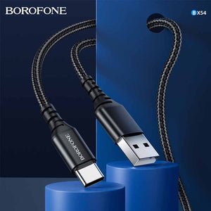 მობილურის USB კაბელი Borofone X54 Black
