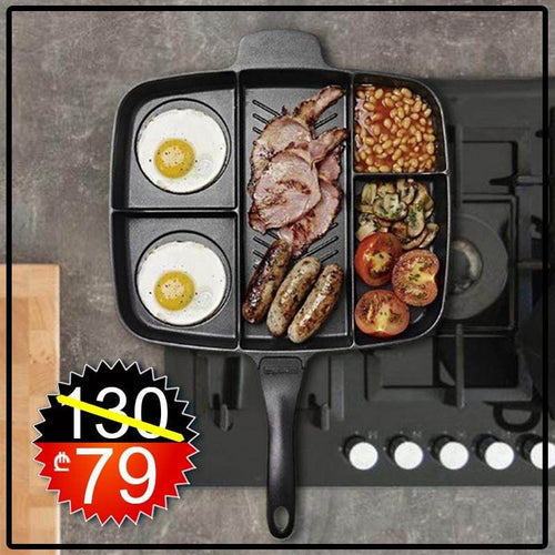 5 განყოფილებიანი გრილის ტაფა 5in1 Grill Pan UCO