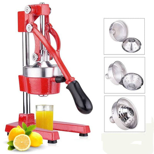 მძიმე მექანიკური წვენსაწური SilverKitchen SK-2001 Red