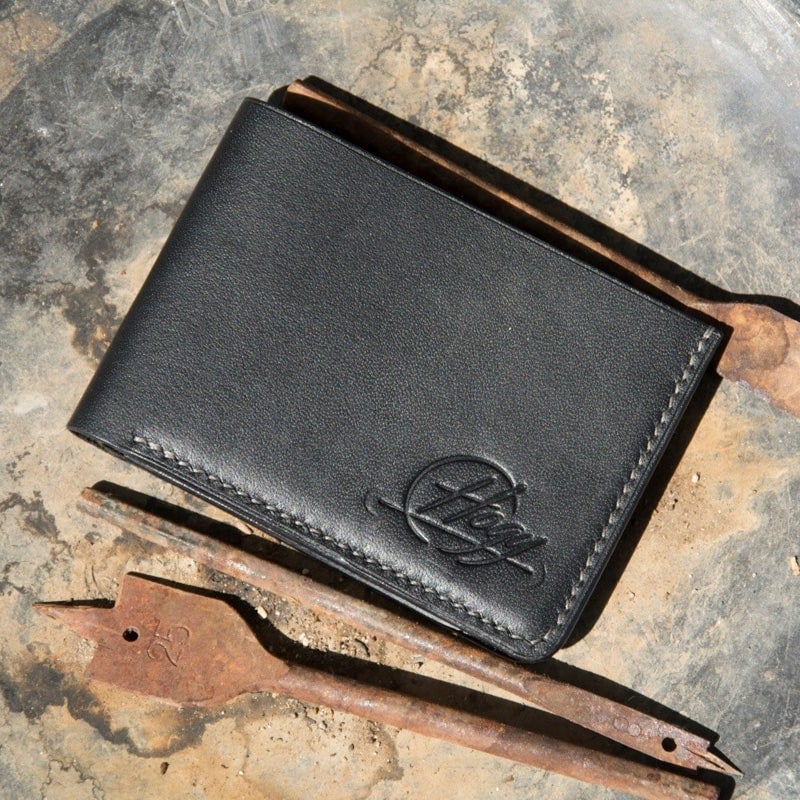 ხელნაკეთი ნატურალური ტყავის საფულე Hogy HG-88 Handmade Leather Wallet