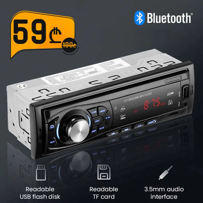 Bluetooth მაგნიტოფონი დისტანციური მართვით და ნათებით JSD-520 UCO