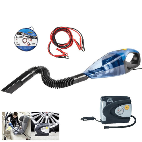 მანქანის მტვერსასრუტი, ნასოსი და კლემების დამაგრძელები (პერემიჩკა) 1 აქციაში