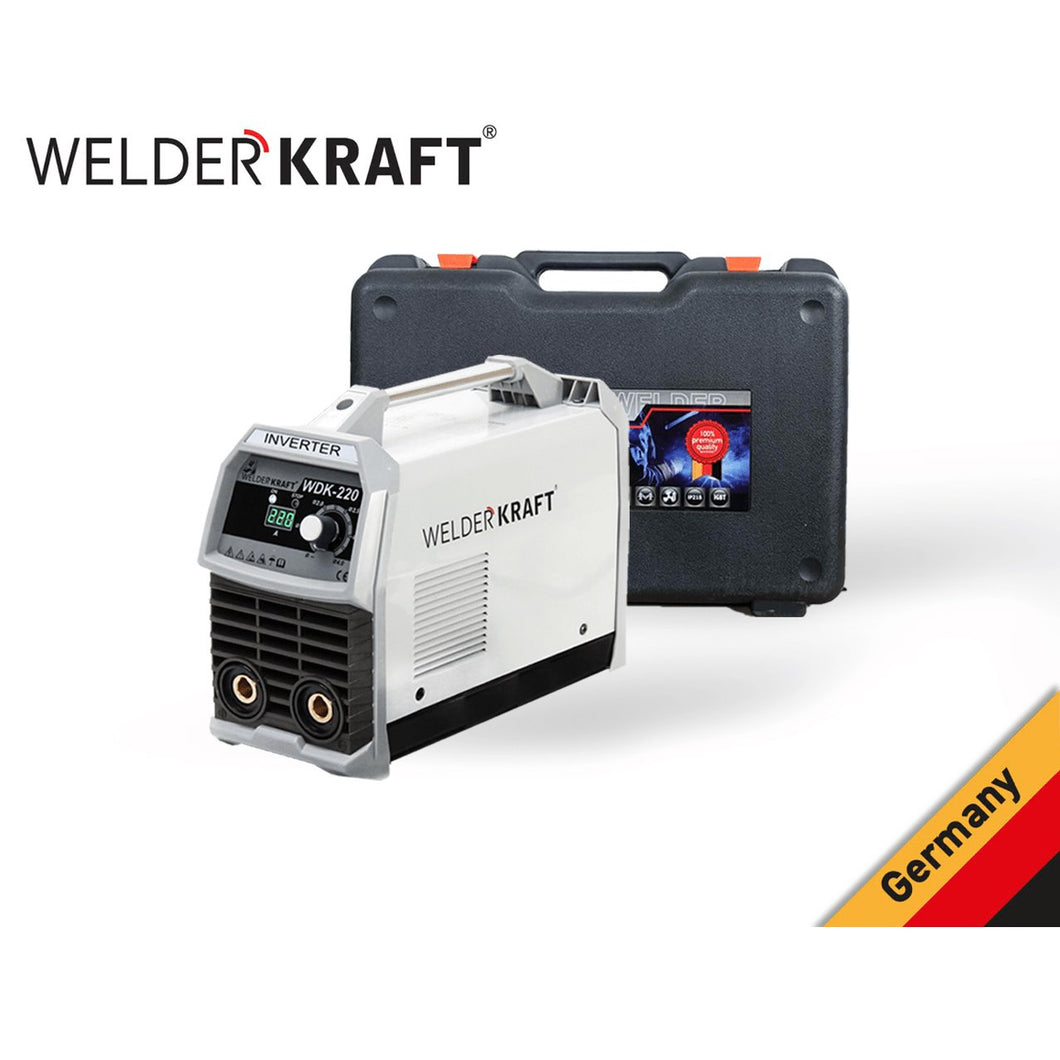 ინვენტორული შედუღების აპარატი (სვარკა) WELDER KRAFT WDK-220MMA, Germany