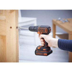 აკ. ბურღი-სახრახნისი Black&decker BDCDC18KB-QW